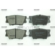 Maher Fren Balata Rav-4 2006-2015 Camry 2006-2011 Yaris 2006 Disk Arka