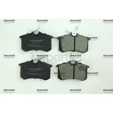 Maher Fren Balata Golf4 1999-2006 Bora 1999-2005 307 2000 / C3-C4 2009 (Kalınlık 15MM) Arka