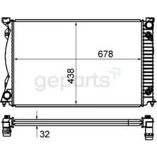 Behr Su Radyatoru A6 2004-2013 8mk 376 735-151