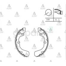 Maher Fren Balata Applause / Swift 1988-2005 2006 4x4 / Liana / Justy / Baleno Pabuç Arka