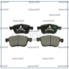 Maher Fren Balata Alfa 159 2006-2011 Alfa Brera 2006-2011 Alfa Spider 2006 Ön Çift Fişli 176MM