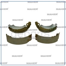 Maher Fren Balata Logan 2004 / Sandero 2008 / Clio 2 1998-2009 Abssiz Levyeli Pabuç Arka +1mm
