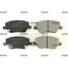 Maher Fren Balata Egea 2015-2020 1.3 Jtd 1.6 Multijet Dizel / 1.4 / 1.0 Benzinli 133MM Küçük Tip Ön