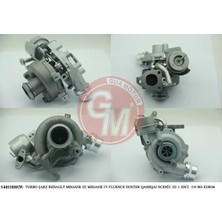 Gua Turbo Şarj Renault Megane 3 Megane 4 Fluence Dacia Duster Qashqai Scenic 3 1.5dcı 90 Bg Euro6 2013