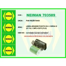 Bescher Fan Rezistansı Linea - Grande Punto 2005 Corsa D 2007-2014 1.3mtj - Cdtı 3 Lü