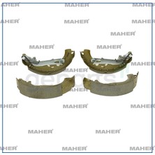 Maher Fren Balata Albea 2009 / Doblo 1 2005-2010 Safline / Doblo 3 2010 Maxı Levyeli Yaylı Pabuç Arka +1mm