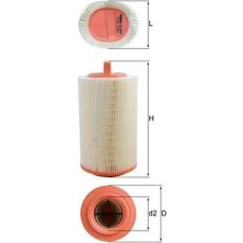 Mahle Hava Filtresi Mercedes M271 W203 S203 CL203 W204 S204 C209 W211 W212 R171