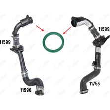 Nifea Turbo Borusu Contası Kangoo - Megane 3 - Fluence 1.5 Dci K9K (5 Adet)