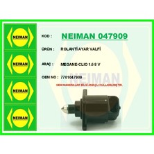 Bescher Rolanti Ayar Valfi Megane - Clio 1.6 8 V