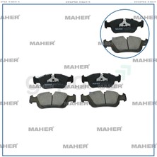 Maher Fren Balata Bmw 3 Seri 1990-1998 E36 Ön 17.50MM