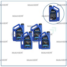 Maher Motor Yağı 10W/40 Yarı Sentetik Sl - Cf / 4lt (4 Adet)