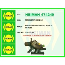 Bescher Termostat Komple Kango - Megane - Clio 2 - Laguna 1.9 Dizel