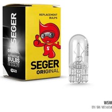Seger Ampul W5W 24V 5W W2.1x9.5d T10 B. Dipsiz Standart Yenileme (10 Adet)