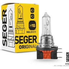 Seger Ampul H15 12V 15/55W PGJ23T-1 Standart Yenileme 3.500K Standart Işık (10 Adet)