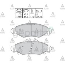 Maher Fren Balata Yaris 2003-2010 1.5 Vvti 1.4 D4D Ön