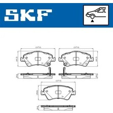 Skf Ön Fren Balata Toyota Auris. Corolla 1.4l 1ndtv NDE150 D-4d Dizel 2007