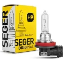 Seger Ampul H9 12V 65W PGJ19-5 Standart Yenileme 3.500K Standart Işık (10 Adet)
