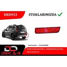 DEKAR Arka Tampon Reflektörü Sağ Dacia Duster 2010 Logan Mcv 2008