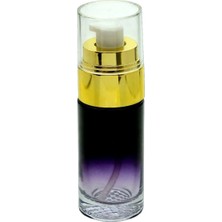 D&B Boş Krem ve Losyon Şişesi 40 ml (10 Adet) Siyah Sarı Kapaklı Boş Şişe