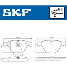 Skf Fren Balatası On Bmw E90 E91 E92 E93 E84