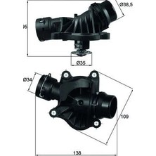 Mahle Termostat 88 C Bmw M47 M57 E90 E87 E46 E91 E92 E93 E60 E61 E64 E65 E83 E70