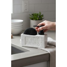 Gönül Seramik Sıvı Sabunluk 300ml Beyaz Wash 48774