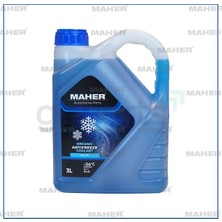Maher Antifriz Mavi Seri Inorganik -56° 3 Litre (6 Adet)