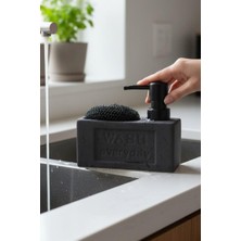 Gönül Seramik Sıvı Sabunluk 300ml Siyah Wash 48774