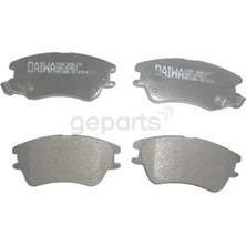 Meydan Ön Fren Balatası (Disk) (104.7X47.4X16) (Daıwa) ; Hyundai Atos - 2005-2008