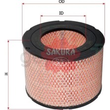 Sakura Hava Filtresi Hılux (LN105) 1989-1997 Plastik Tip
