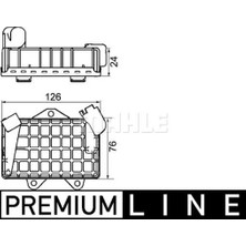 Mahle Yag Sogutucusu Mercedes OM604 OM605 OM606 W202 W124 W210