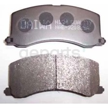 Meydan Ön Fren Balatası (Disk) (108,6X41,5X14,5) (Daıwa) ; Suzuki Baleno - 1995-1998