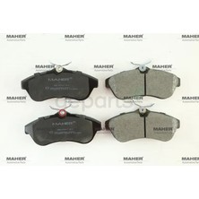 Maher Fren Balata C3 2002-2009 C2 2003-2009 (Uzunluk 128.7MM) Ön