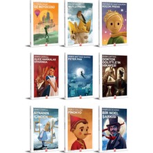 Gençler Için Dünya Klasikleri Seti, 9 Kitap, Oz Büyücüsü, Peter Pan, Küçük Prens, Pinokyo ve Mutlu Prens... Çocuk Klasikleri, Dünya Klasikleri, ( 9 Kitap)