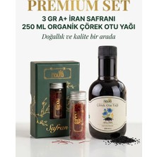 Noura Natural Iran Safranı 3 gr ve Organik Çörekotu Yağı 250 ml