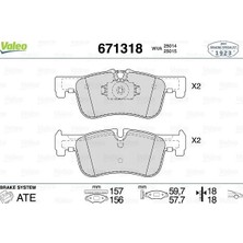 Valeo Fren Balatası On Bmw F20 F21 F22 F23