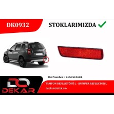 DEKAR Arka Tampon Reflektörü Sol Dacia Duster 2010 Logan Mcv 2008