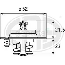 Gates Termostat Capri 1990-1994 91 °c