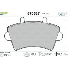 Valeo Ön Balata Master Movano 2 3 2001 Nissan Interstar 2002 402993