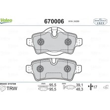 Valeo Fren Balatası Arka Mini R55 R56 R57 R58 R59