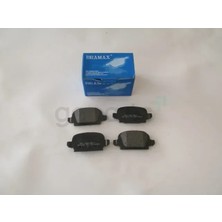 Meydan Arka Fren Balatası 1,4cc (DISK)(95,5X43,9X13,8)(BRAMAX) ; Opel Corsa - C - 2000-2003