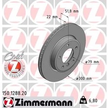 Zimmermann Fren Diski On Bmw E46 E36 E85 (2 Adet)