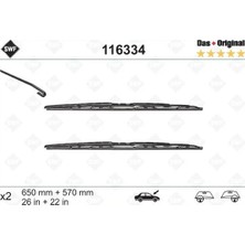 Valeo Silecek Supurgesı Takimi 650MM / 570MM Bmw E39 Swf