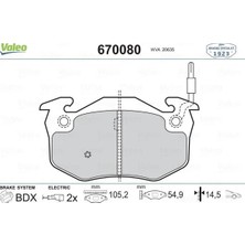 Valeo Ön Balata Renault R5 1972-1985 Clio 1 1991-1998 Express 1985-1992 Twingo 1 1993-2007 Fişli Fte
