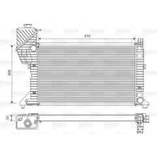 Valeo Motor Su Radyatoru Mercedes Sprınter B901>B904 1996-2006