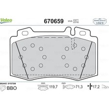 Valeo Fren Balatası On Mercedes Amg W203 S203 C209 C219 W211 W220