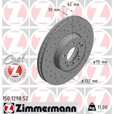 Zimmermann Fren Diski On Bmw E83 E53 Delikli (2 Adet)