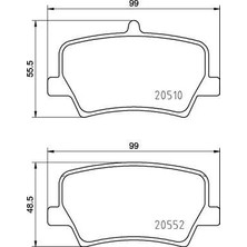 Valeo Arka Balata Volvo XC40 D3 D4 T3 T4 T5 2018
