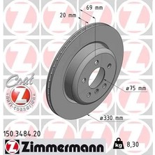 Zimmermann Fren Diski Arka Bmw F10 F11 F18 (2 Adet)