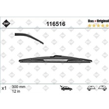 Valeo Silecek Swf 30CM X1 Arka Focus 3 2011 Fiesta 2006 Qashqai 2007 Secenıc 3 2009 Yaris Saab
